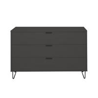 KOMMODE Erna 119x45x82 Anthrazit matt Lack - Anthrazit, Holzwerkstoff (119/82/45cm) - 58aufmkessel