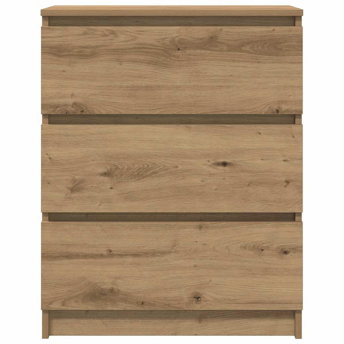 SIDEBOARD Artisan-Eiche 60/35/76 Cm Holzwerkstoff - Braun, Holz (60/76/35cm) - vidaXL