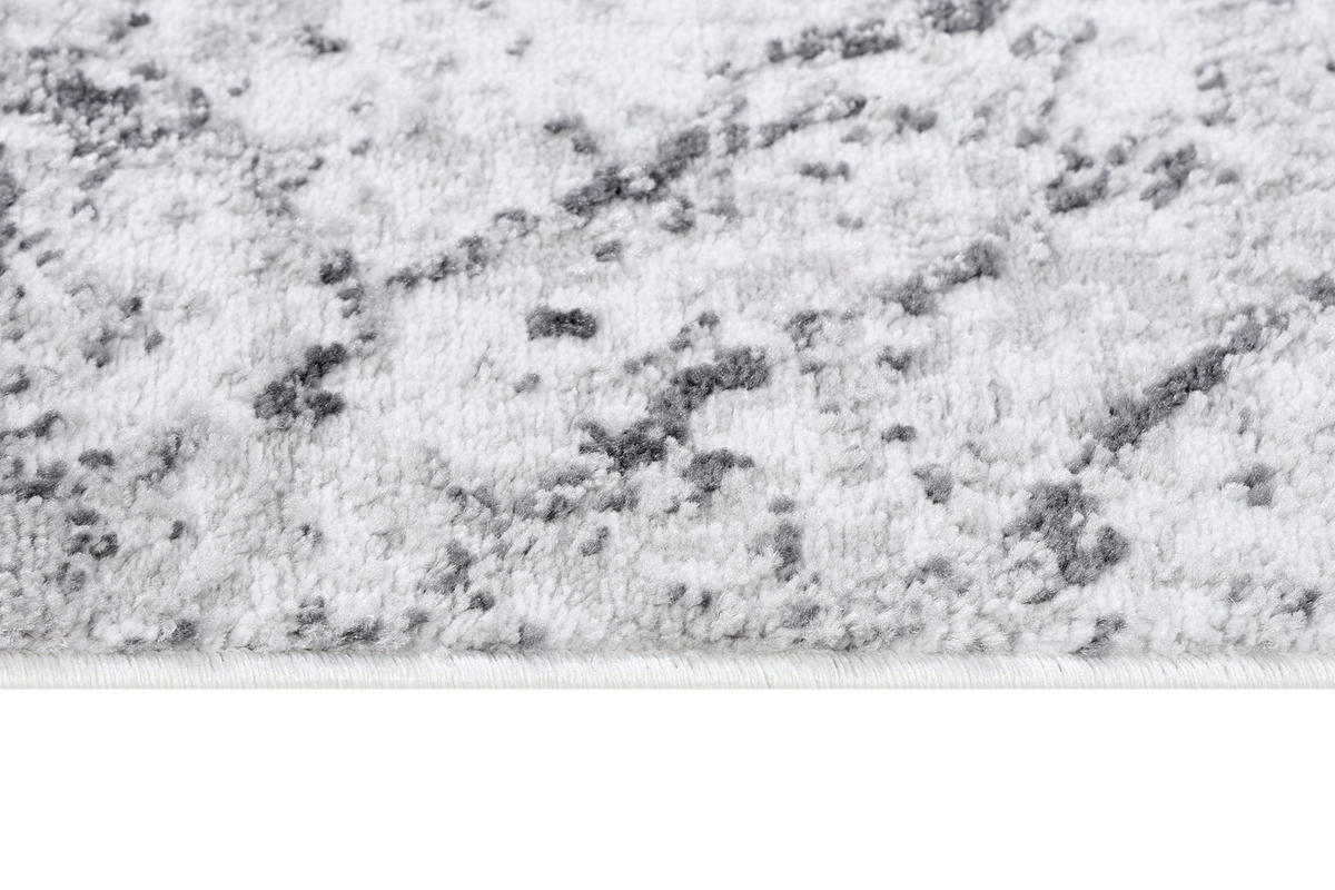 TEPPICHLÄUFER SKY grau abstrakt 70/150 cm - Grau, Textil (70/150cm) - Tapiso