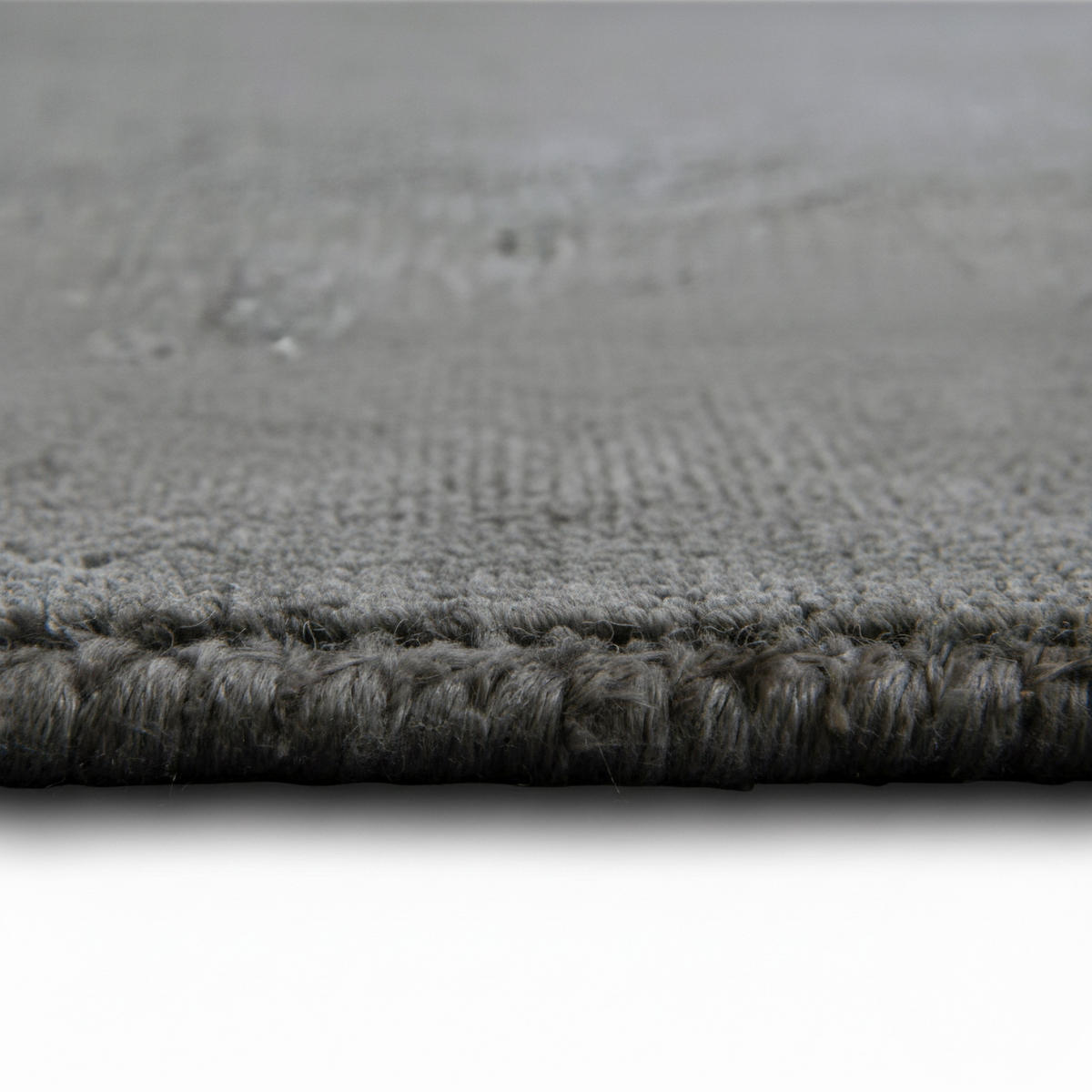 TEPPICH VISKOSE HANDGEWEBT BAMBOO 80/150 Silber - Silberfarben, Naturmaterialien (80/150cm) - Consilio Concept