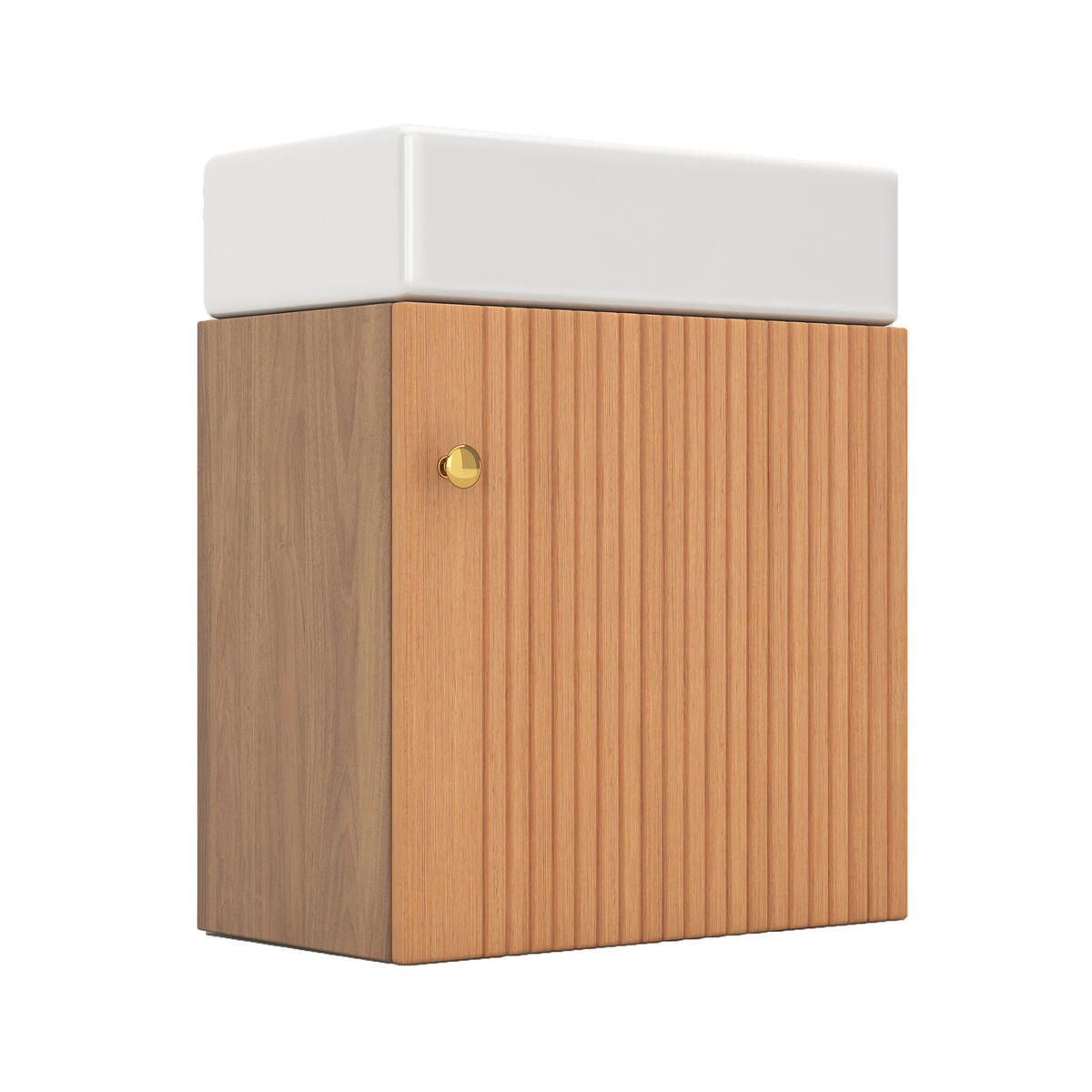 WASCHTISCH Naturfarben 46/26/56 cm Hängend - Naturfarben, Holz (46/56/26cm) - PANGIVO