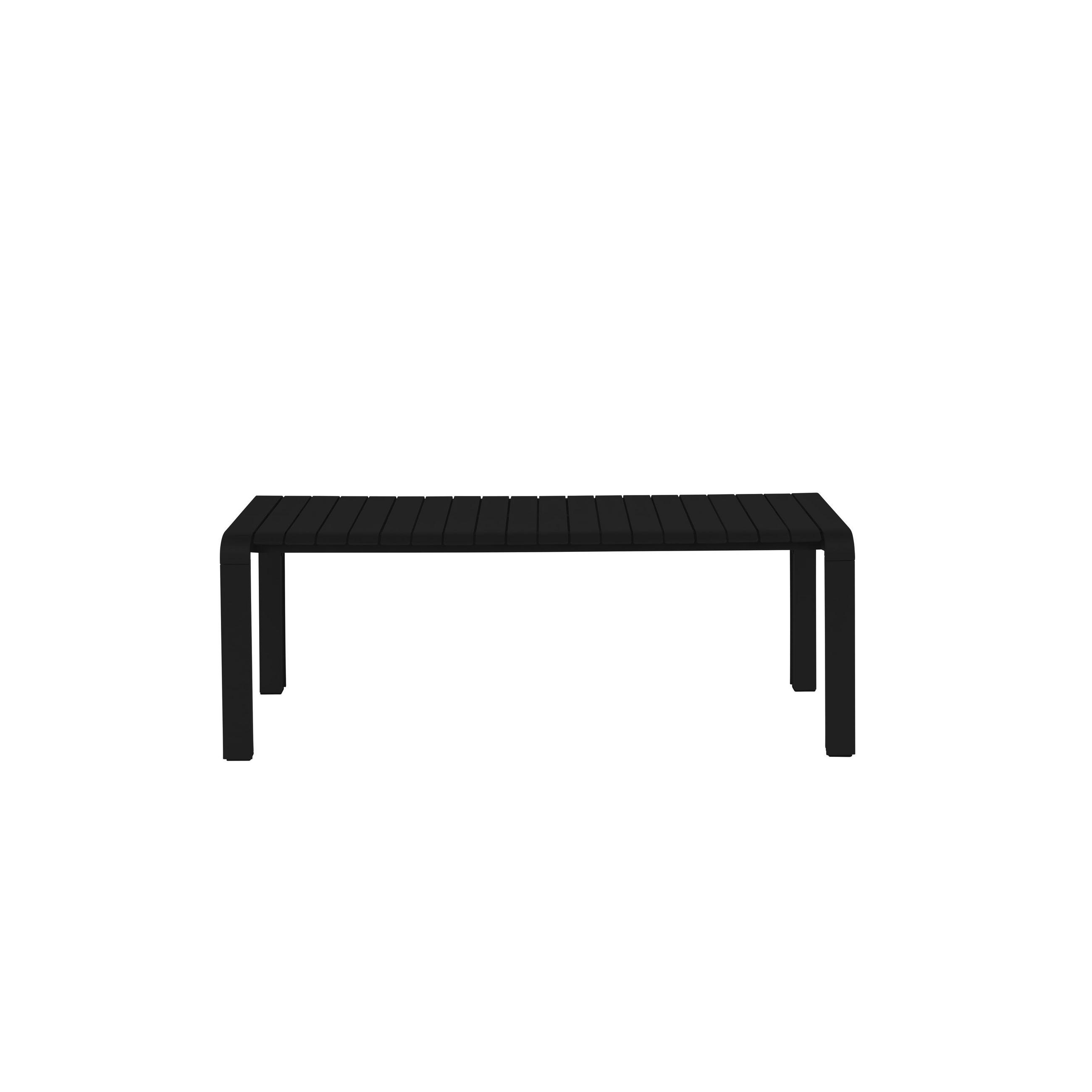 Zuiver Gartentischbank Schwarz 129.5x45x45 cm