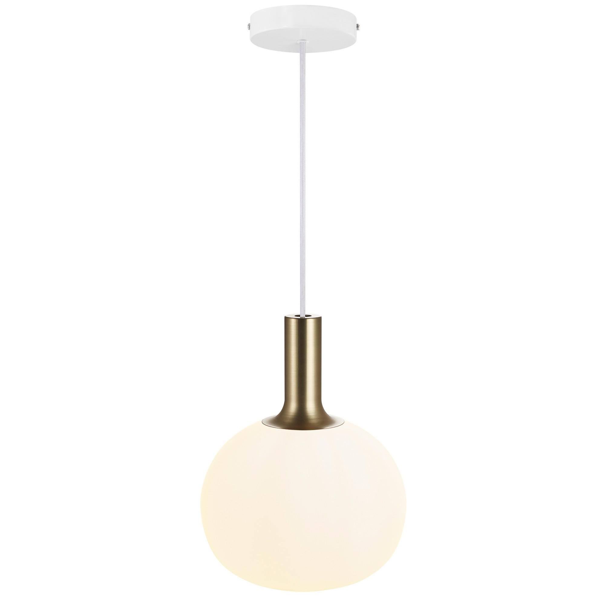 HÄNGELEUCHTE Alton - Weiß - 33 cm - Weiß, Glas (33/25/33cm) - Nordlux