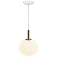 HÄNGELEUCHTE Alton - Weiß - 33 cm - Weiß, Glas (33/25/33cm) - Nordlux
