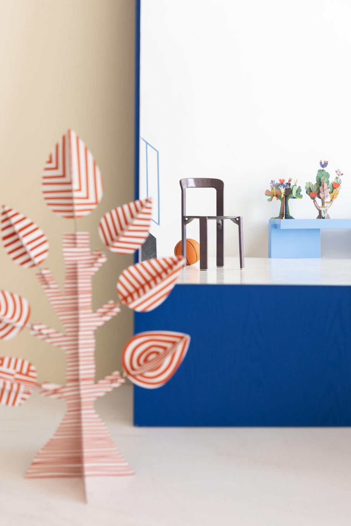 WANDOBJEKTE Studio ROOF, Tree of Life, 3D Bastel-Set, Design Jantien - Naturfarben, Karton (46.1/22.9/74cm) - ich-zapfe