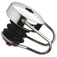 FLASCHENVERSCHLUSS Universal, für Wein & Bier, wiederverschließbar - Silberfarben, Metall (6/6/6cm) - ich-zapfe