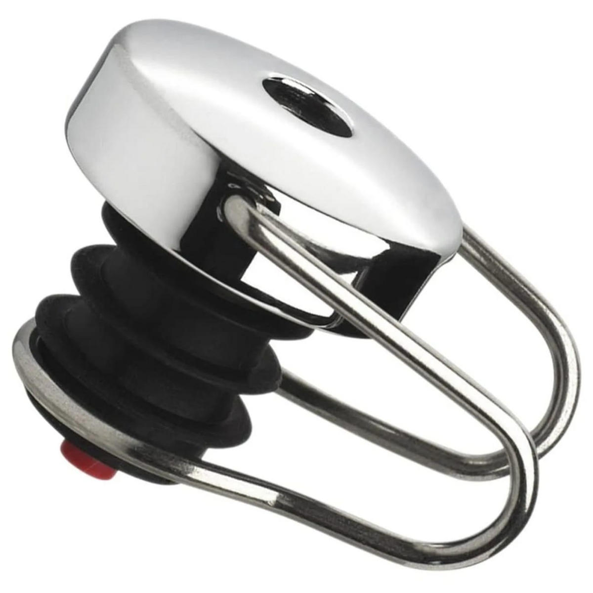 FLASCHENVERSCHLUSS Universal, für Wein & Bier, wiederverschließbar - Silberfarben, Metall (6/6/6cm) - ich-zapfe