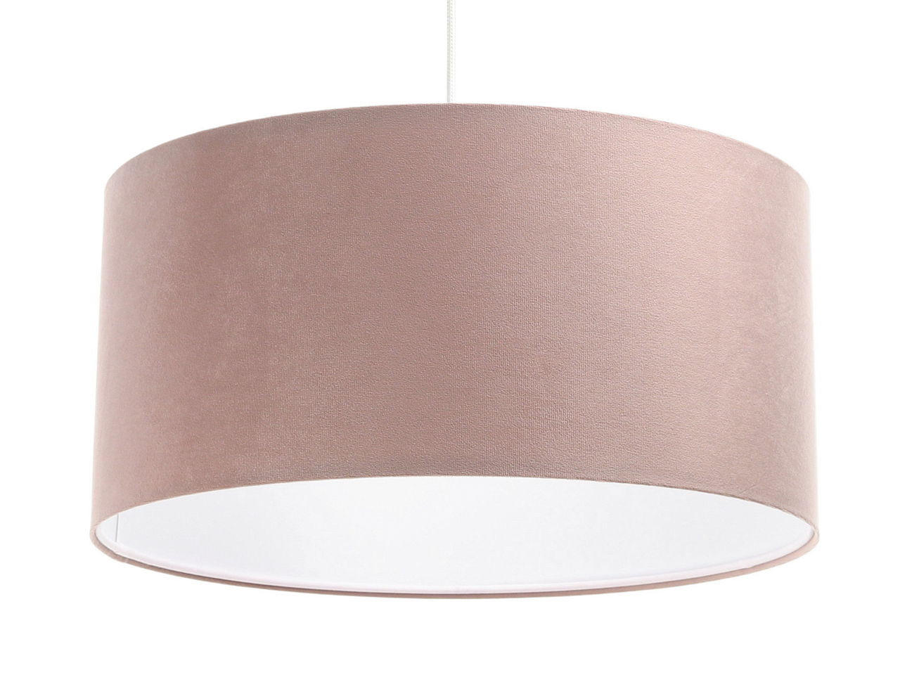 HÄNGELEUCHTE Rosa 40/20 cm - Pink/Weiß, Kunststoff (40/0.6/20cm) - ONZENO