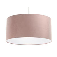 HÄNGELEUCHTE Rosa 40/20 cm - Pink/Weiß, Kunststoff (40/0.6/20cm) - ONZENO