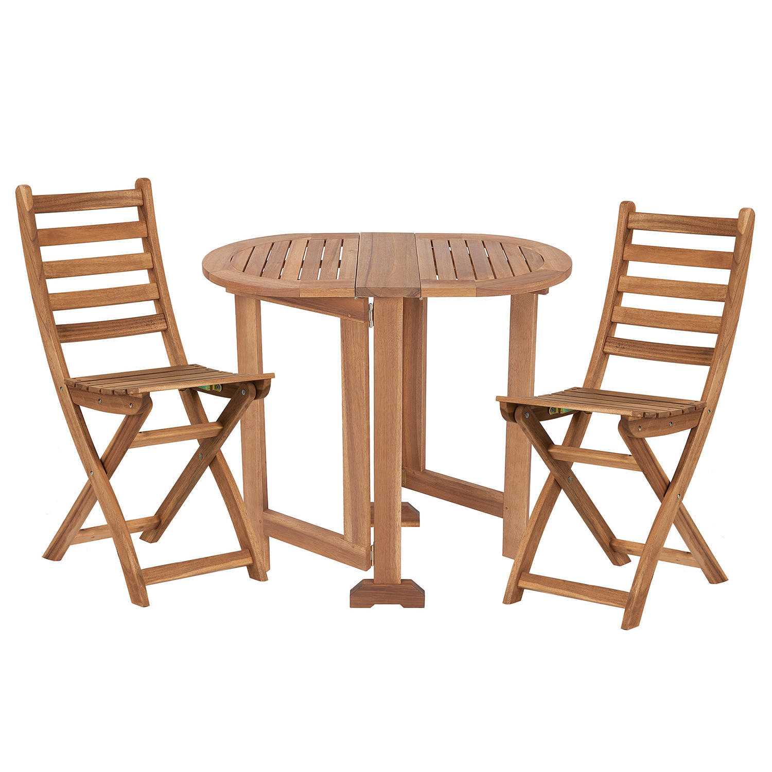 GARTENMÖBEL-SET (3-teilig) Lodge - Braun, Holz - BUTLERS