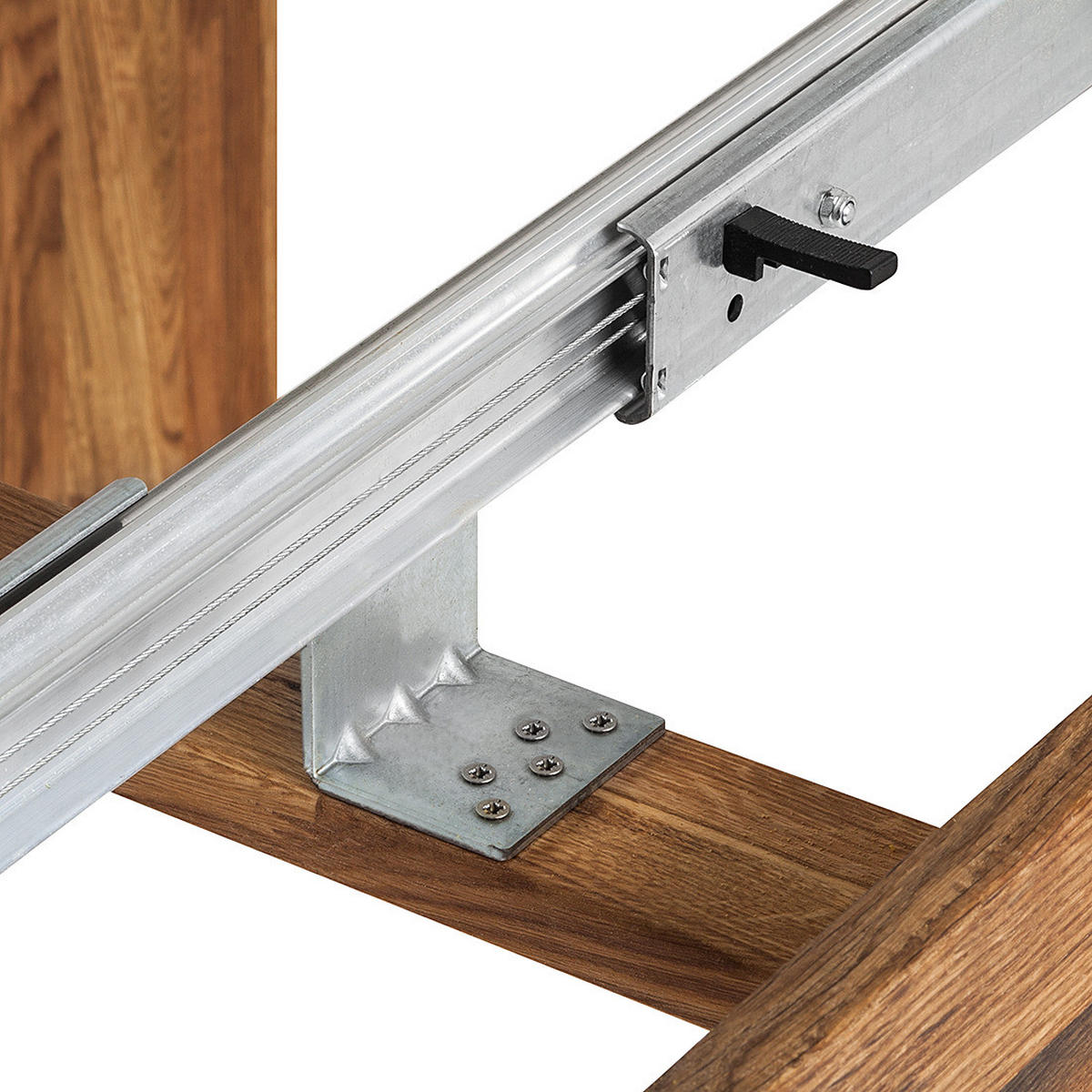 ESSTISCH - Eiche massiv - Eichefarben, Holz (90/160/76cm) - home24