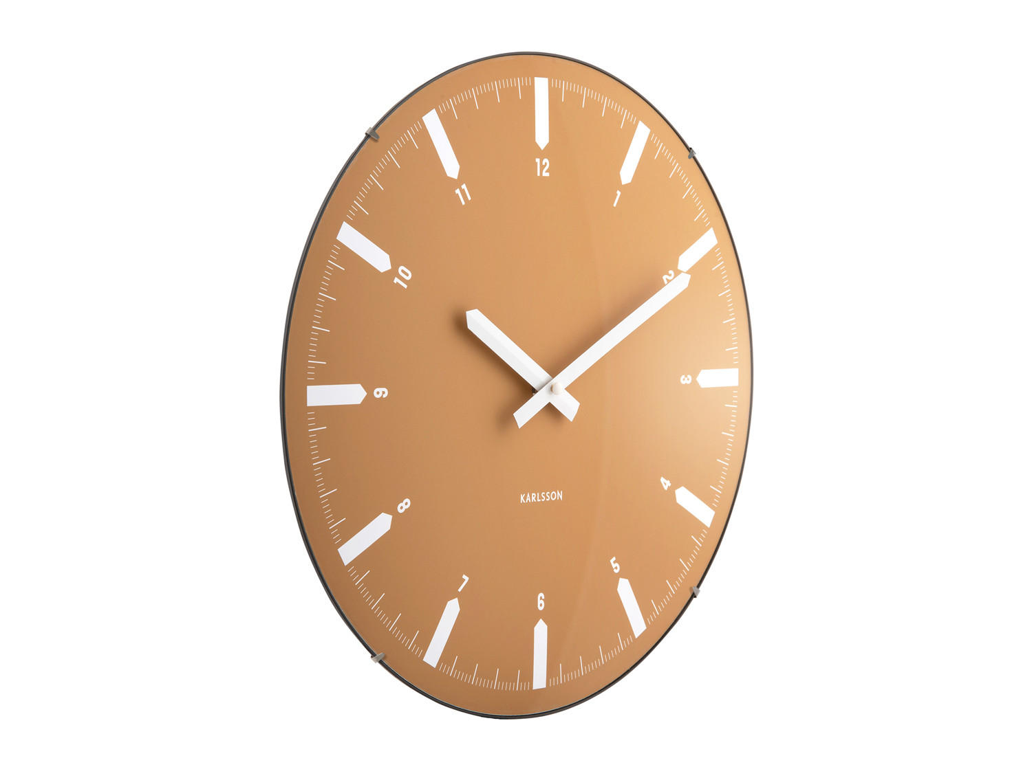 WANDUHR Realista Dome Gelb 35/4.5/35 cm - Gelb, Kunststoff (4.5/35/35cm) - Karlsson