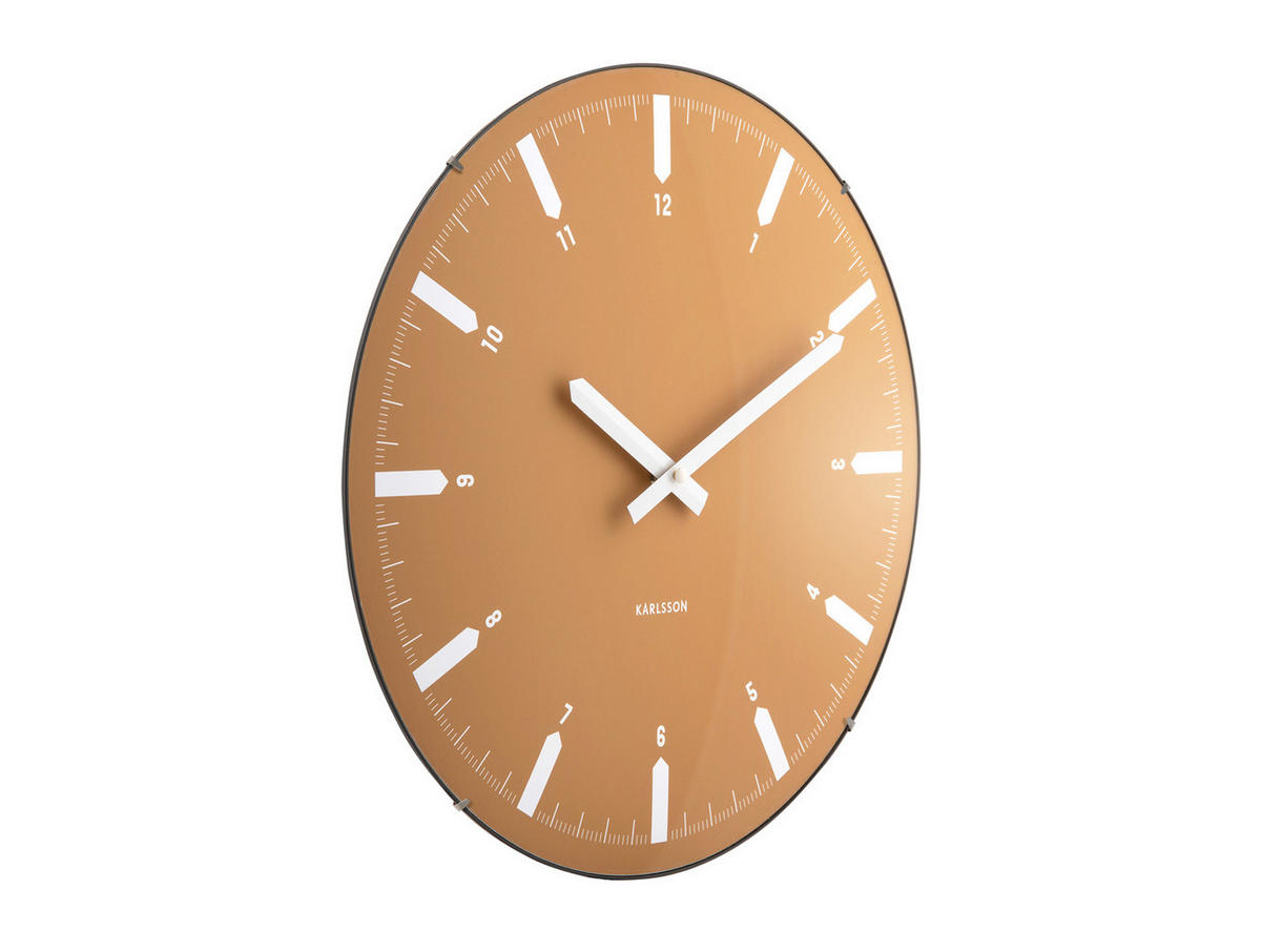 WANDUHR Realista Dome Gelb 35/4.5/35 cm - Gelb, Kunststoff (4.5/35/35cm) - Karlsson