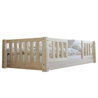 POSTEL 90/190 Agnès Přírodní dřevo - hnědá, dřevo (90/190cm) - Petits-meubles