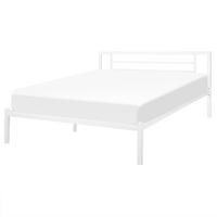 METALLBETT 160/200cm Weiß Cusset - Weiß, Metall (160/200cm) - Beliani