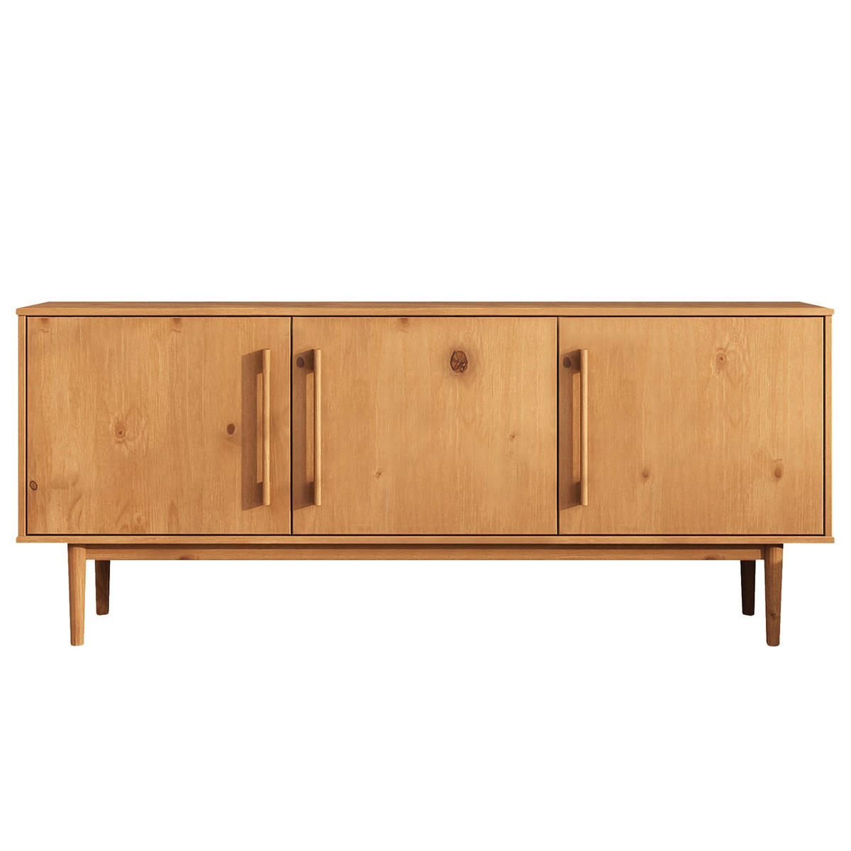 SIDEBOARD TECCA - Eichefarben, Holz (170/71/41cm) - IDIMEX