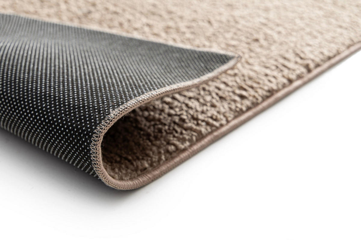 TEPPICH, Zeitgenössischer im Lammfell-Look taupe - Taupe, Textil (160/230cm) - AFK Living