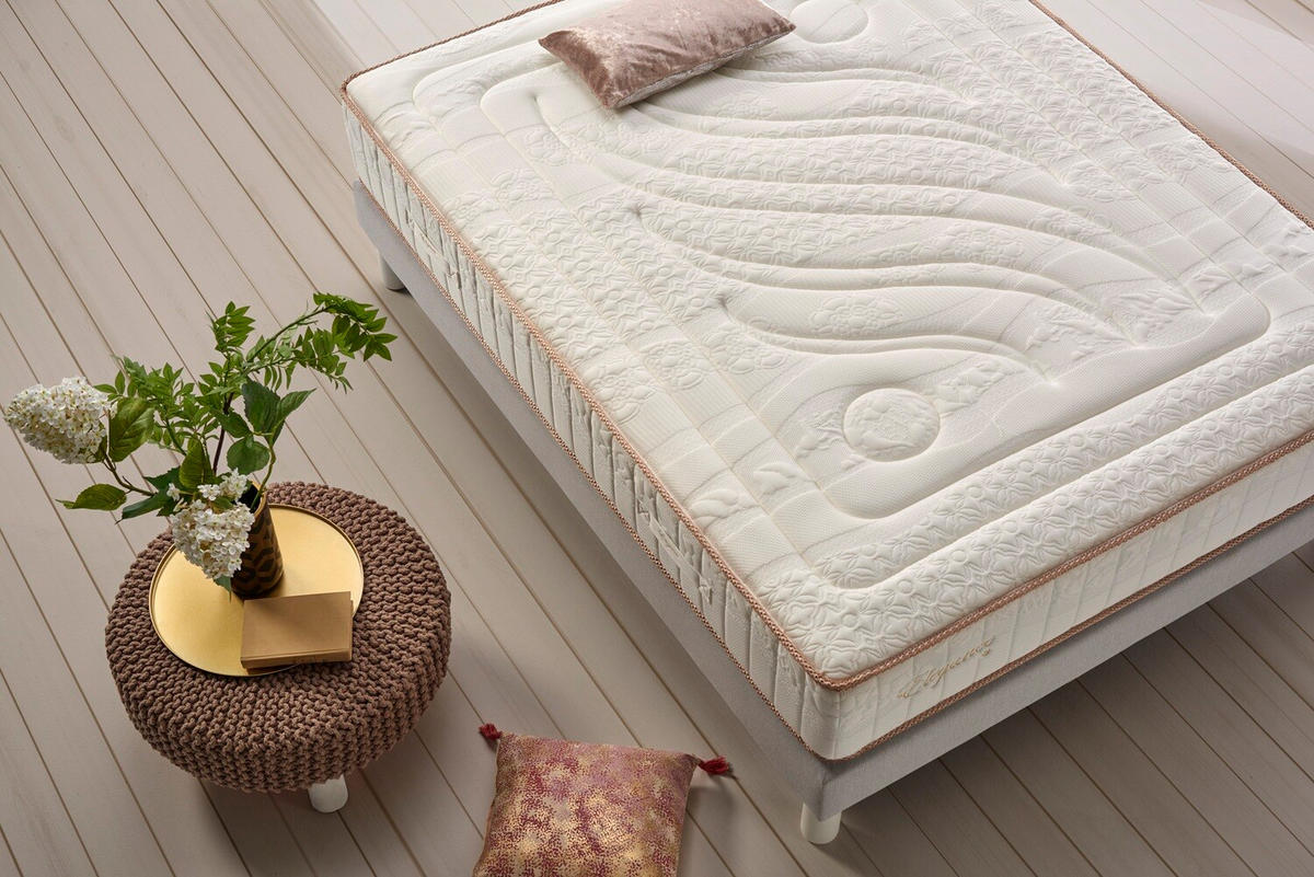 MATRATZE 90x190 Elegance Premier H2/H3 30 cm - Weiß, Textil (90/190cm) - Simpur