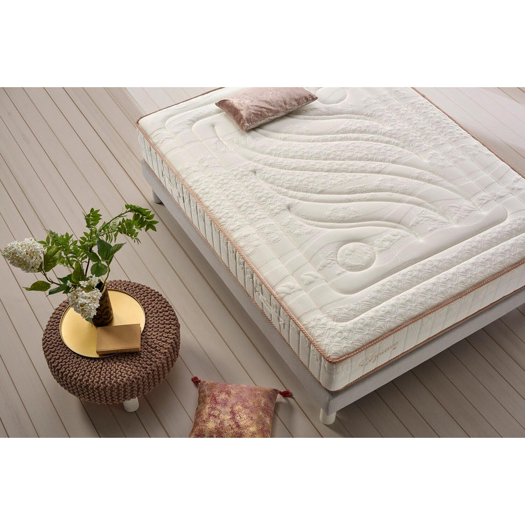 Thumbnail - Simpur Matratze, Weiß, Textil, H2 + H3, Füllung: Taschenfederkern, Rechteckig, 140x190 cm, Oeko-Tex® Standard 100, besse...