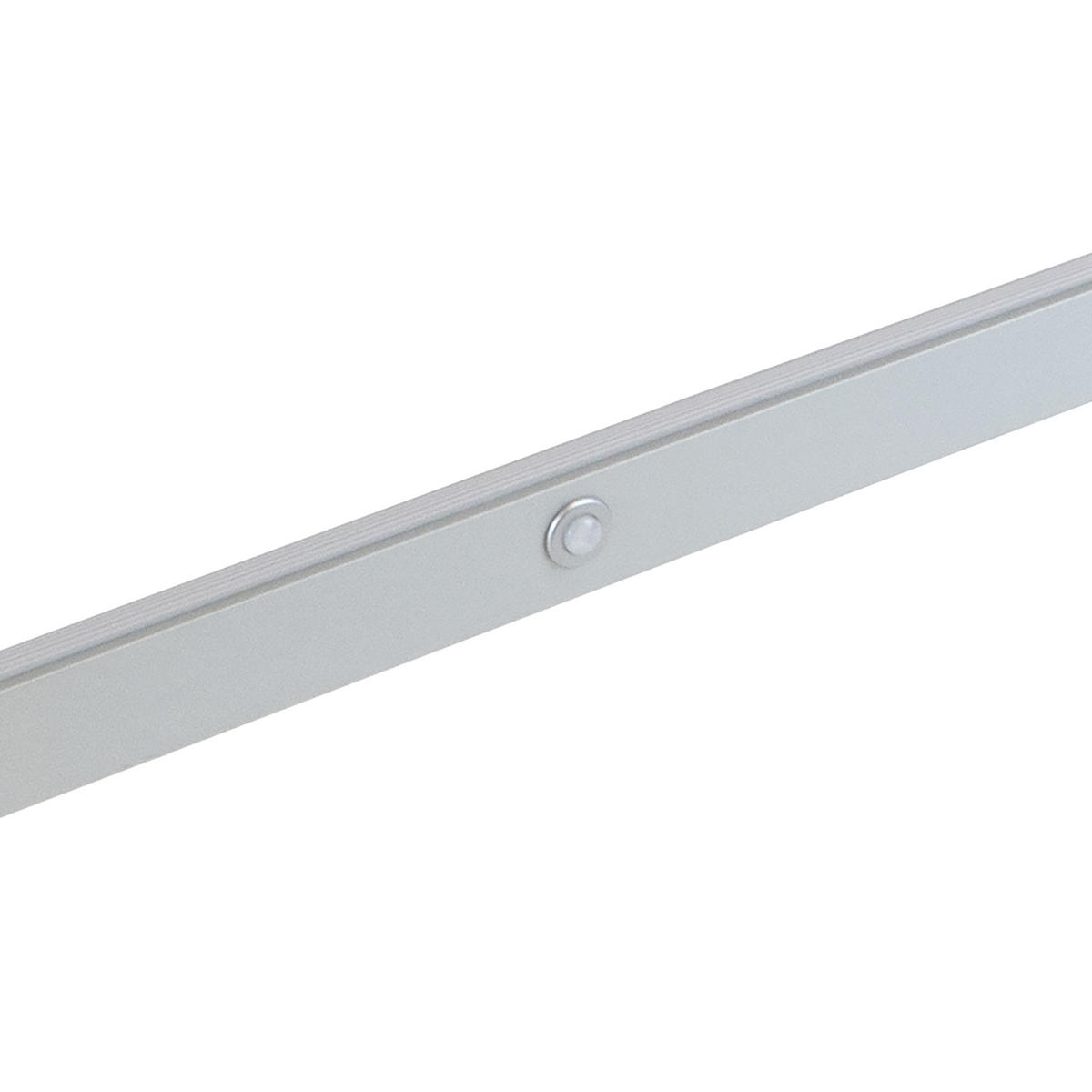 GARDEROBENSTANGE mit LED-Licht Castor, mit abnehmbarer Batterie und Bewegungssensor, L558mm, Kunststoff und Aluminium, Metallic grau - Dunkelgrau, Kunststoff (7/4/68cm) - EMUCA