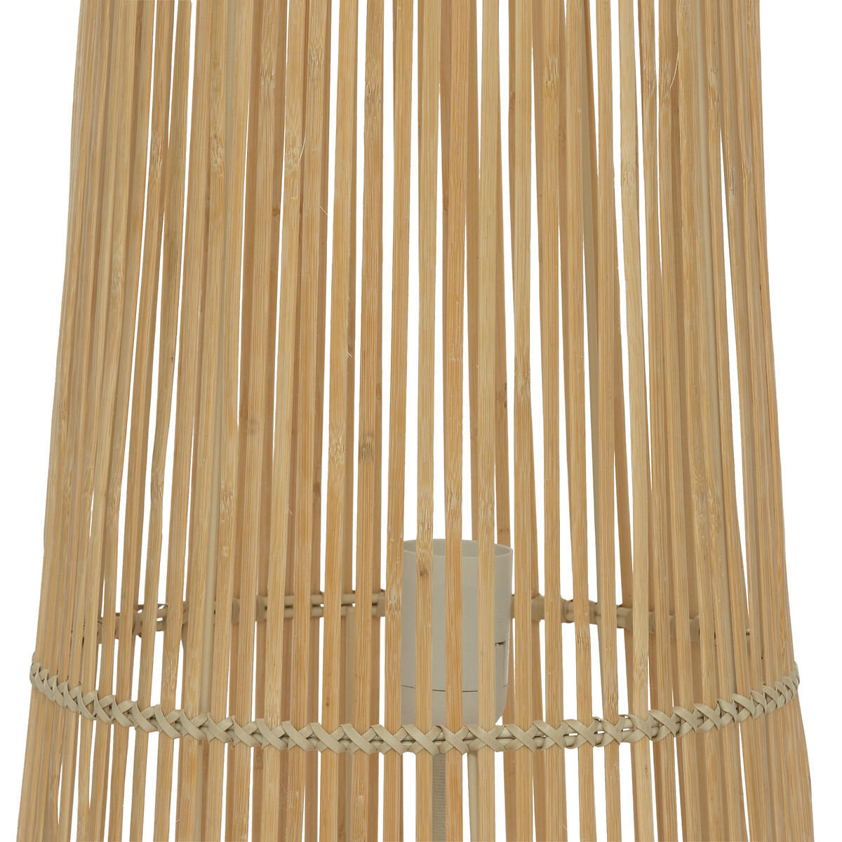 RATTANLAMPE Mahe 100 cm - Braun, Naturmaterialien (30.5/30.5/100cm) - Atmosphera Createur d´interieur