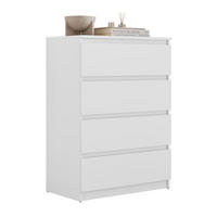 HIGHBOARD HANA M4 70 Weiß - Weiß, Holzwerkstoff (70/97/40cm) - Lookway