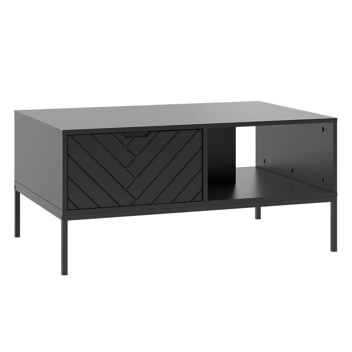 KONFERENČNÍ STOLEK Daria Černá - černá, kompozitní dřevo (68/104/69cm) - Petits-meubles