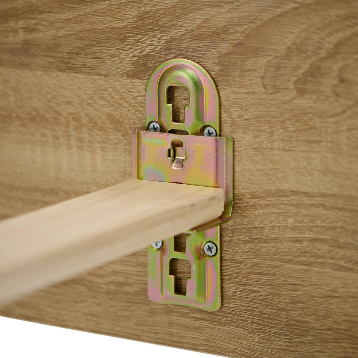 HOLZBETT Seniorenbett 100/200 Natur - Braun, Holz (100/200cm) - Homestyle4u