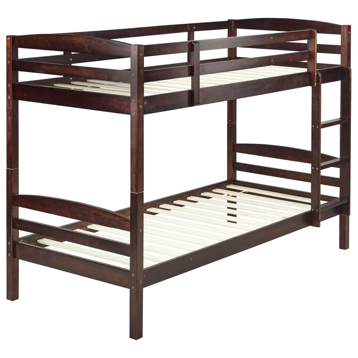 HOCHBETT 90x200 cm Dunkler Holzfarbton Regat - Dunkelbraun, Holz (90/200cm) - Beliani