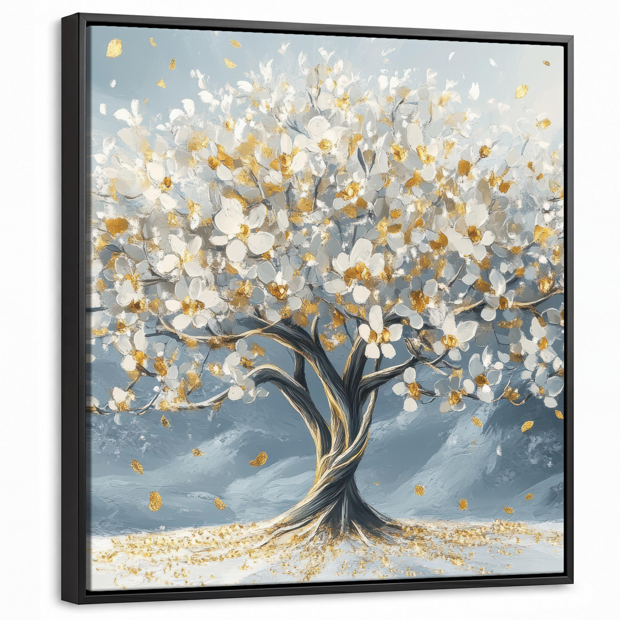 MuchoWow Leinwand Gold 50x50 cm