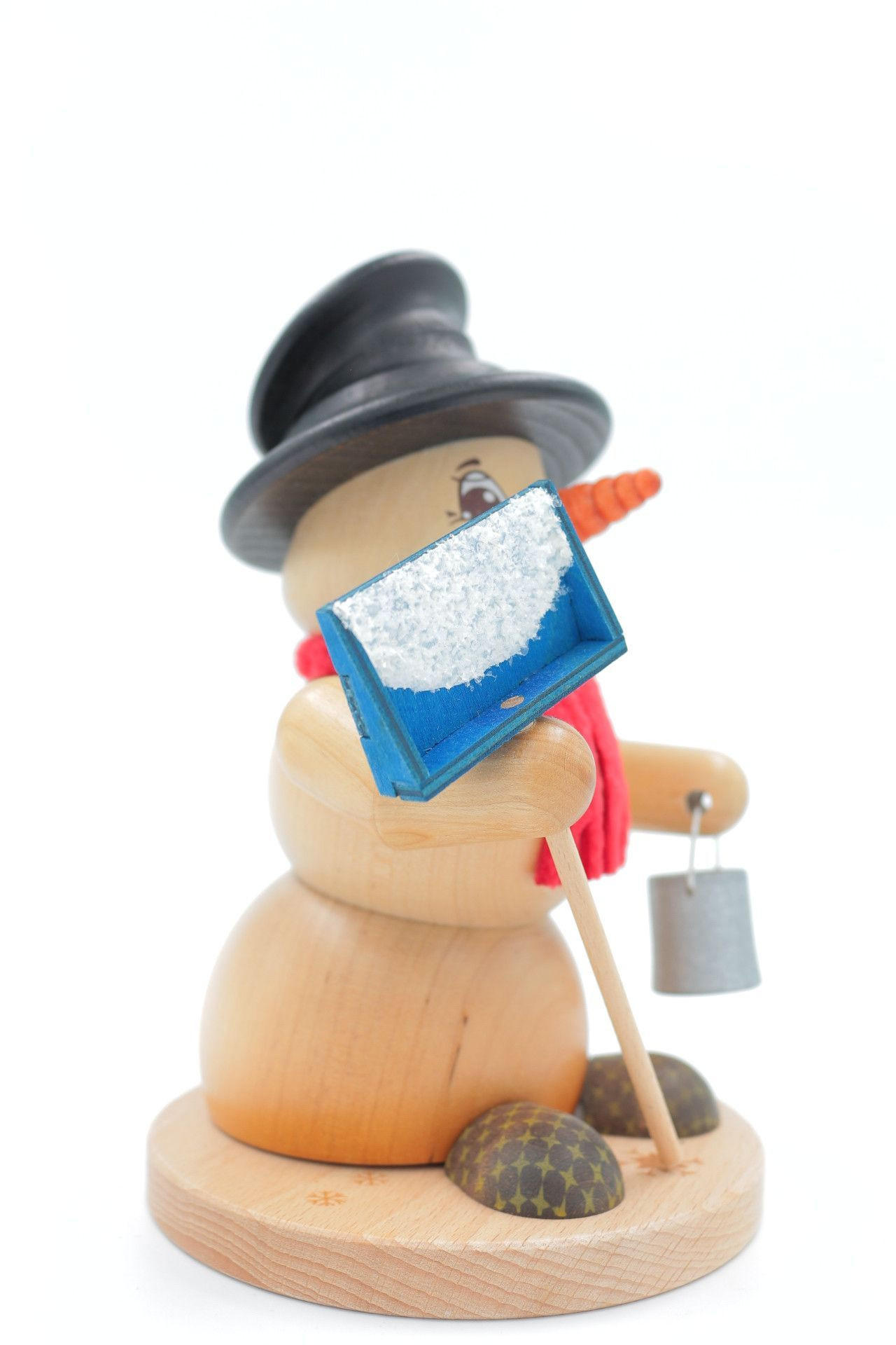 Thumbnail - Rauchfigur, Mehrfarbig, Holz, Rund, 15x19x0.1 cm, Dekoration, Weihnachtsdekoration