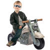 RUTSCHAUTO, Motorrad-Design, Musik und Seifenblasen, für 2-5 Jahre - Creme/Weiß, Kunststoff/Metall (80/35.5/42cm) - AIYAPLAY