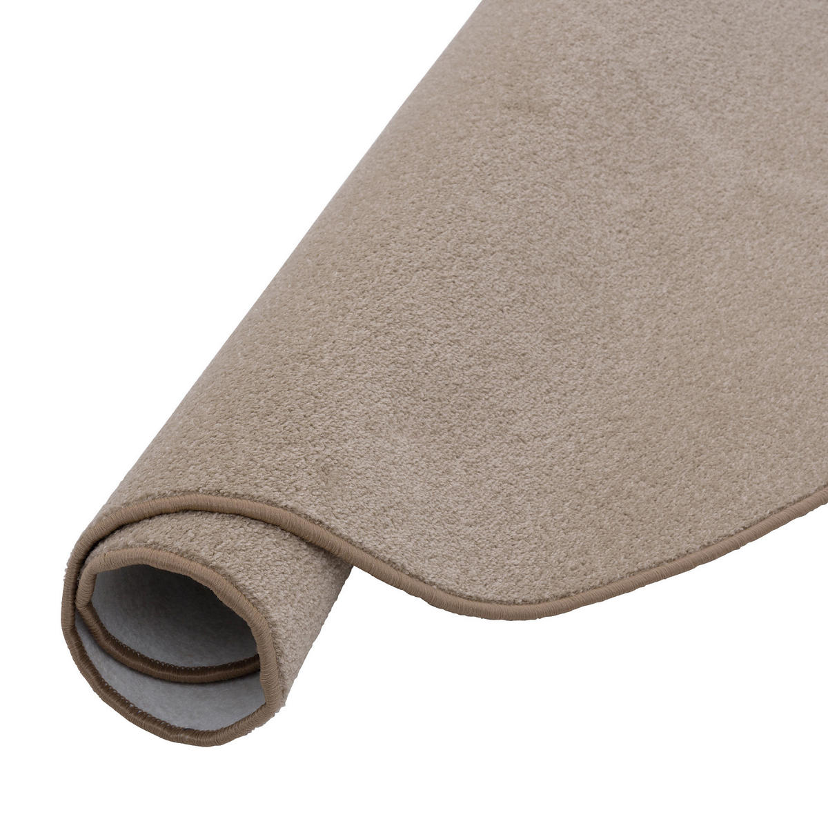 TREND VELOURS TEPPICH JOY RUND - Naturfarben, Textil (200/200cm) - Snapstyle