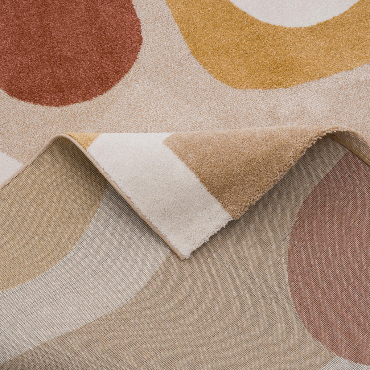 DESIGNER TEPPICH FARO RETRO - Beige, Textil (120/170cm) - Pergamon