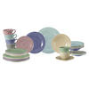 KOMBISERVICE Beat Color Glaze Mixed - Multicolor, Keramik (1/1/1cm) - Seltmann Weiden