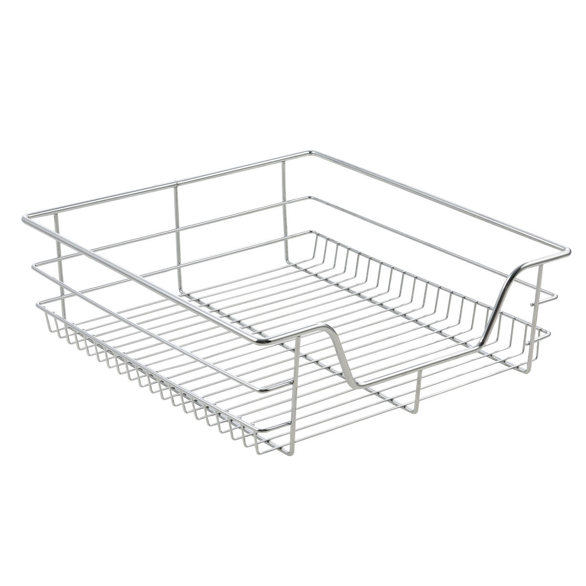 TELESKOPSCHUBLADE-SET 2 TLG. Doustelle - Silberfarben, Metall (44/14/47cm) - [en.casa]