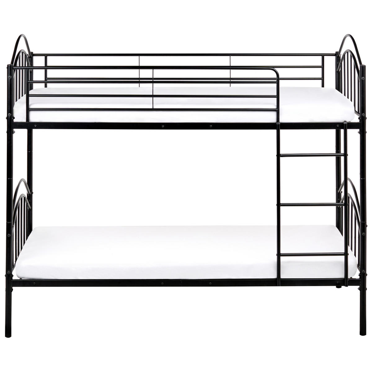 PAT ÎNALT metal 90/200 cm negru Chartres - negru, metal (96/171/209cm) - Beliani