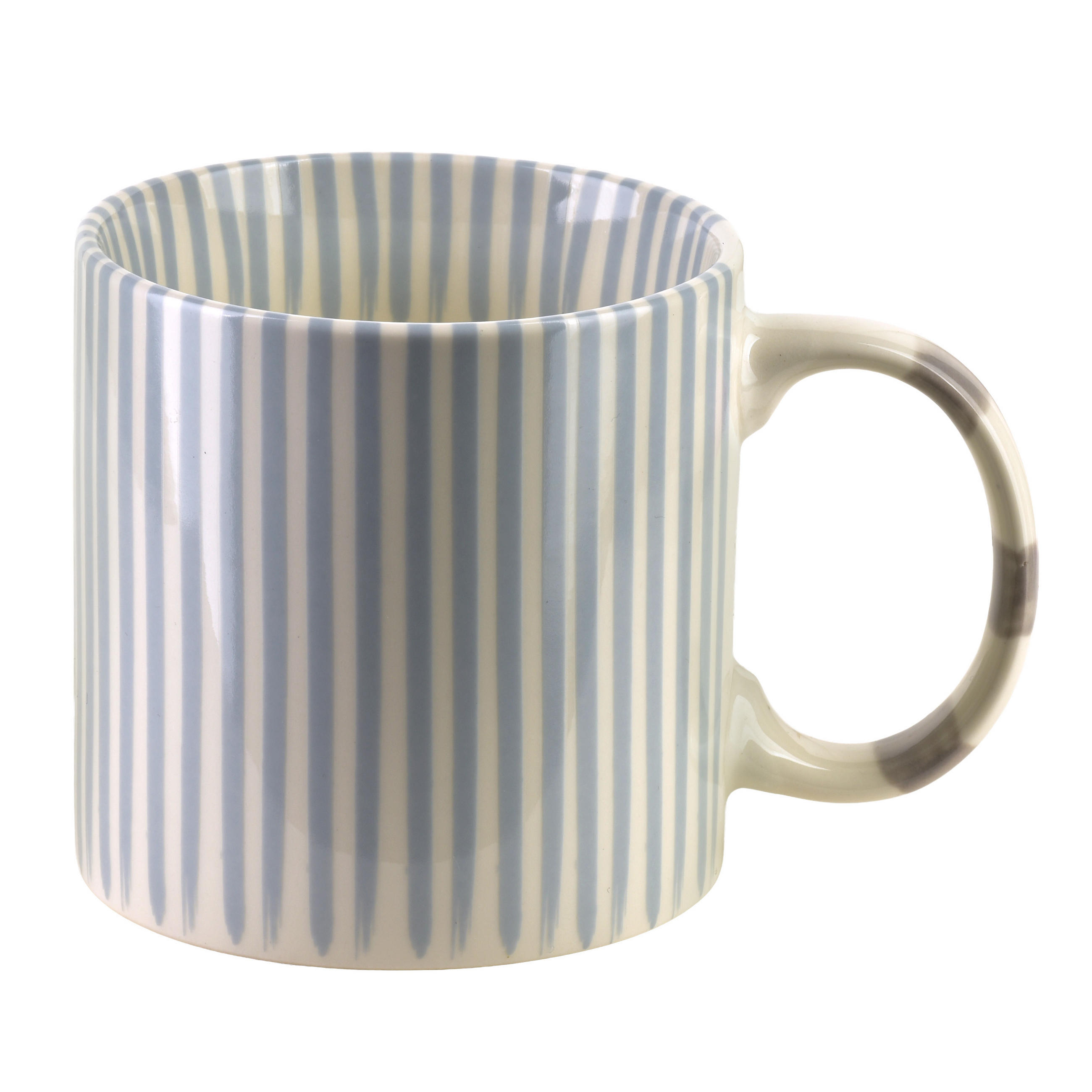 BECHER Ronnie grau 9/13/9 cm Porzellan - Grau, Keramik (0.38L) - Mondex