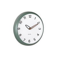 WANDUHR Bella 4/30/30 cm - Grün, Kunststoff (30/30/4cm) - Karlsson