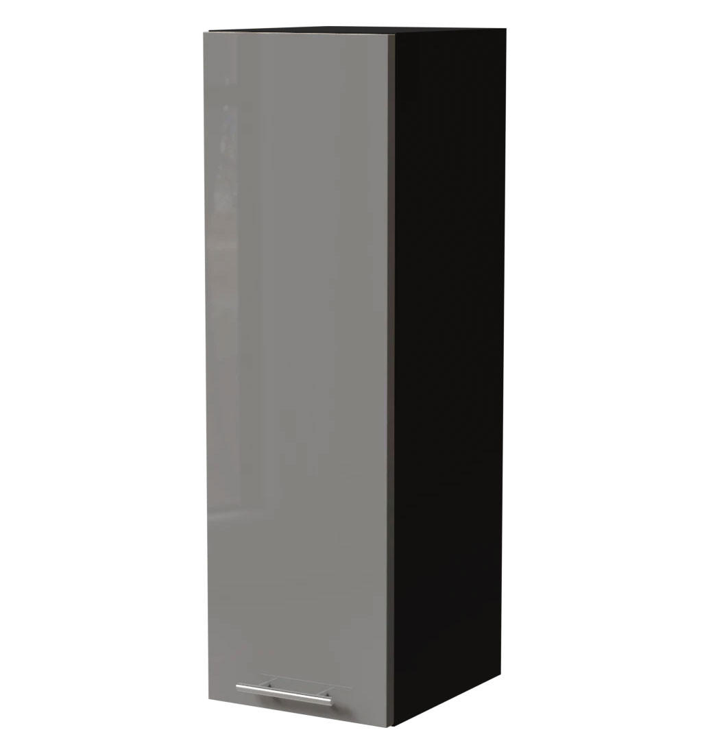 Feldmann-Wohnen Küchenhängeschrank Grau, Schwarz 20x96x32.5 cm