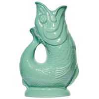 KARAFFE mit „Gluck-Gluck“-Geräusch 27,5/17/9,5 cm - Jadegrün, Keramik (1.2L) - Gluckigluck