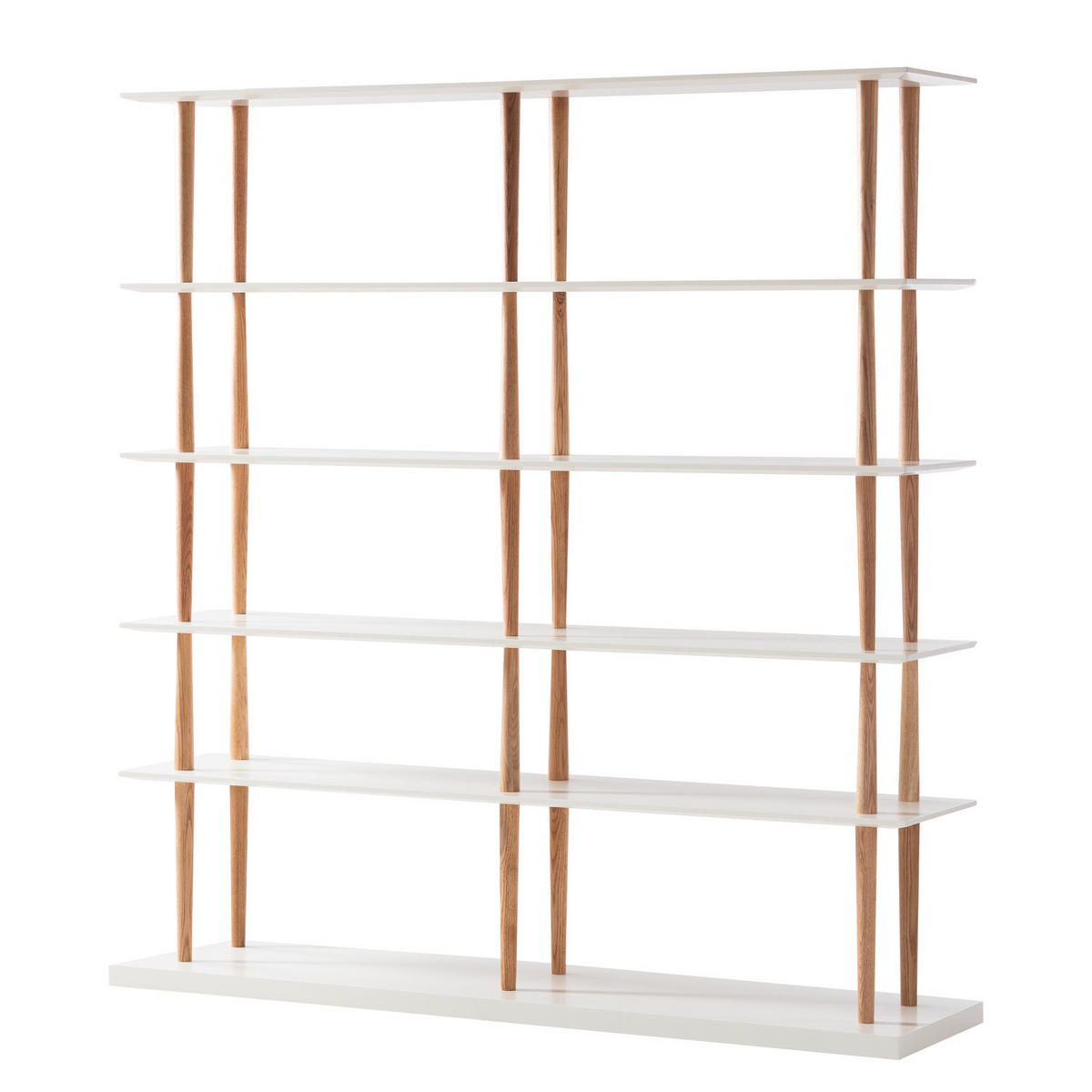 REGAL - Weiß, Holz (160/168/39cm) - home24