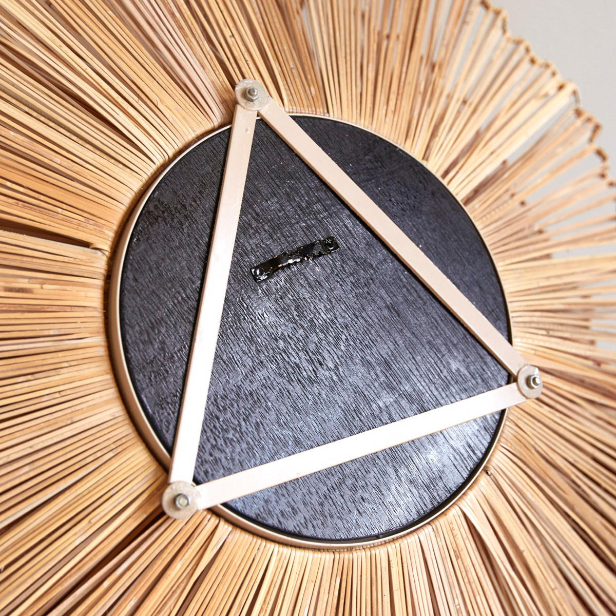 SPIEGEL Pia Natur aus Pflanzliche Faser - Naturfarben, Naturmaterialien (69/69/17cm) - Tikamoon