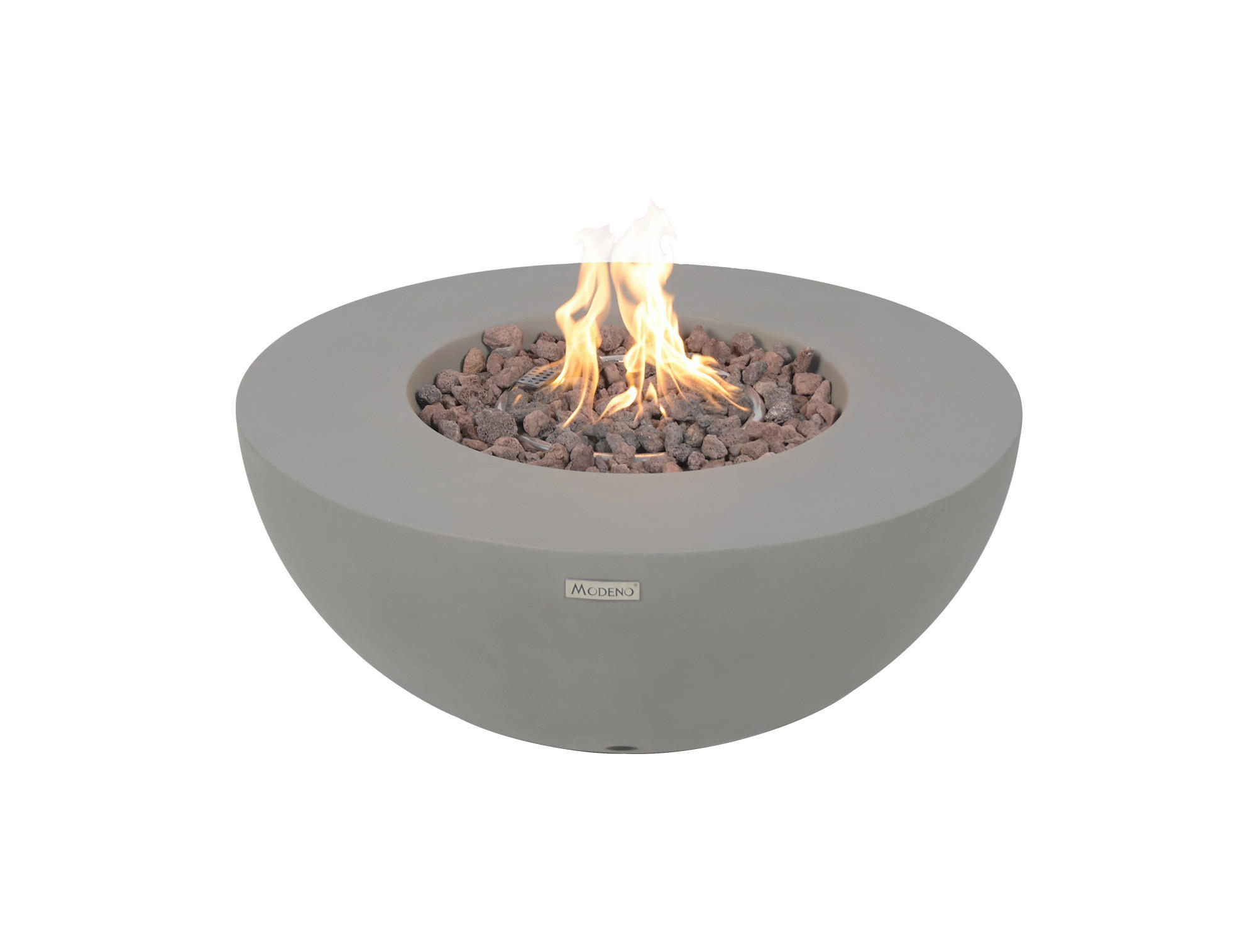 FEUERSTELLE Roca in Beton-Optik grau aus Faserbeton - Grau, Stein (87/37/87cm) - Elementi