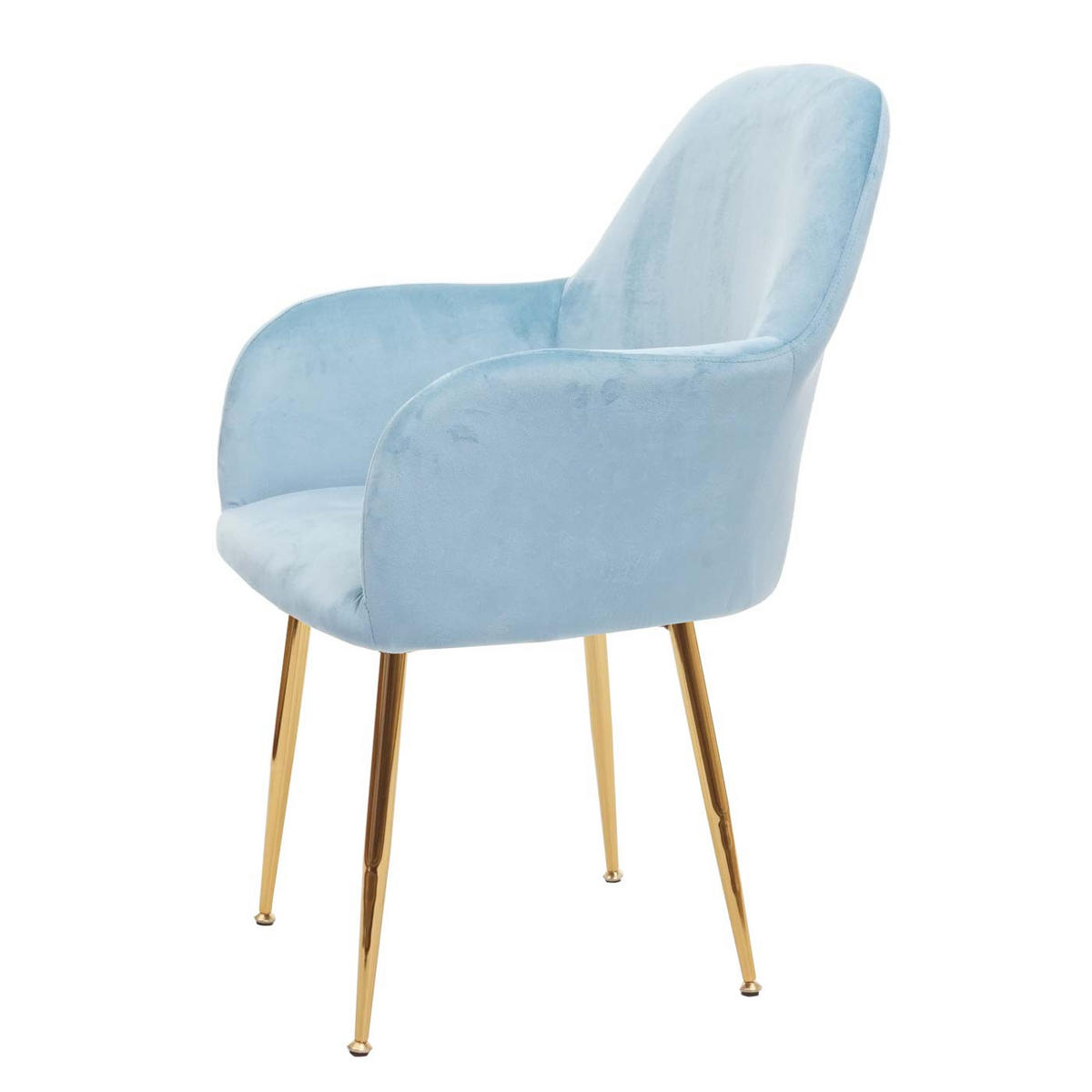 ESSZIMMERSTUHL Hellblau 2er-Set - Hellblau, Textil (57/83/57cm) - MCW