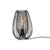 TISCHLAMPE Lucid 22/22/33 cm - Schwarz, Metall (22/22/33cm) - Leitmotiv