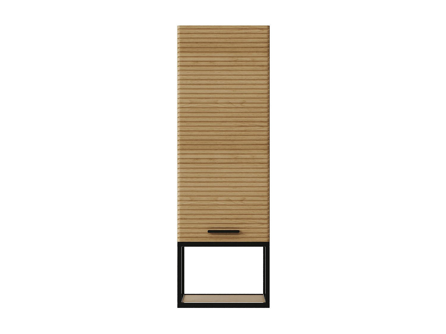 BADSCHRANK - 35 cm x 30 cm - Holz, Platte - Naturfarben Hell - SARONE - Naturfarben, Holz (35/104/30cm) - Vente-Unique