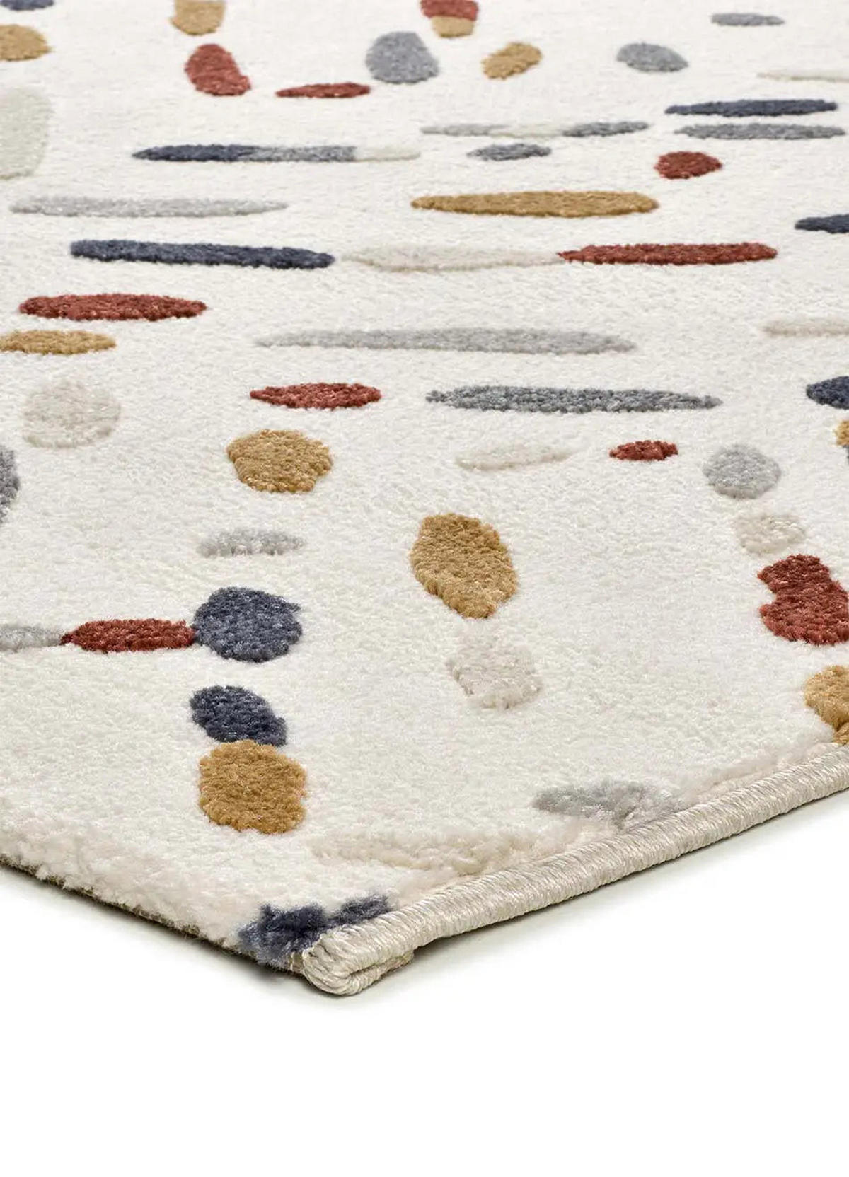 KURZFLORTEPPICH Creme / Mehrfarbig Amara 200/290 cm - Multicolor/Creme, Naturmaterialien/Textil (200/290cm) - Atticgo