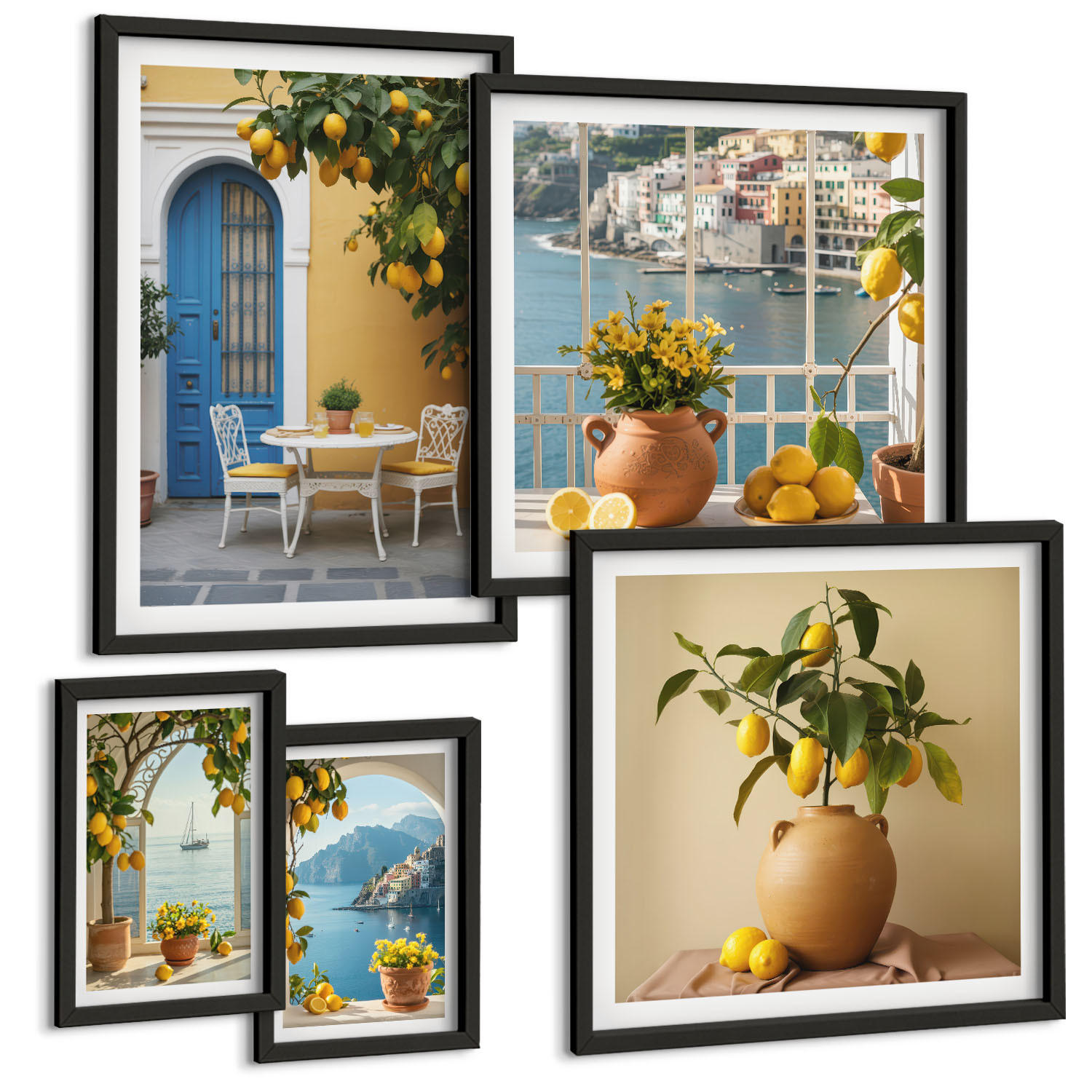 Tulup Bilder Schwarz 40x60 cm