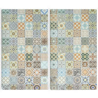 GLASPLATTEN für Herd Mozaika 52/30 cm - Multicolor, Glas (30/52cm) - ZELLER